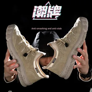 Calzado de Seguridad Transpirable Anti-Impactos y Anti-Pinchazos para Hombre, Zapatos de Protección para Obras de Construcción - Product Image 4