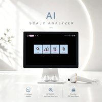 Analyseur de peau et de cuir chevelu multifonction OEM avec analyse du cuir chevelu par IA, facile à utiliser, appareil de test du cuir chevelu pour la maison et le salon de beauté