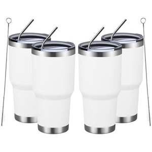 Gobelet Offres Spéciales de 30oz en acier inoxydable à double paroi pour voiture Tumblr tasse de voyage isolée avec logo personnalisé avec couvercle - Product Image 2