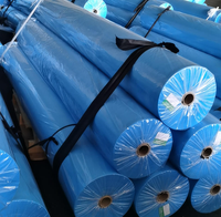 Tissu non tissé médical et chirurgical en polypropylène SMS/SSMMS bleu, imperméable, respirant, anti-UV, antistatique, fusible et léger