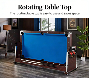 <span class=keywords><strong>Tavolo</strong></span> <span class=keywords><strong>Multigioco</strong></span> Girevole 3-in-1: Air Hockey, Biliardo e <span class=keywords><strong>Tavolo</strong></span> da Conferenza per Casa e Ufficio - Product Image 3