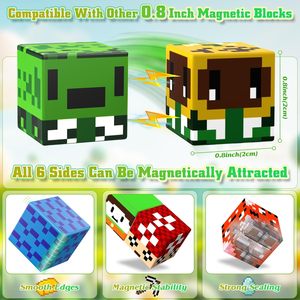 150 món đồ chơi xếp hình từ tính 3D Thế giới Rừng, bán buôn, giá rẻ, chất liệu nhựa, đồ chơi giáo dục cho trẻ em, đóng gói theo bộ - Product Image 2