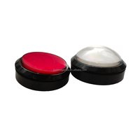 Bouton poussoir éclairé par LED de 100 mm, 12 V, sans délai, commande de machine de grue pour jeux d'arcade