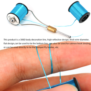 Fil de fixation de mouches en plastique 300D très léger pour la pêche au brochet, appât à haute résistance, ligne lisse - Product Image 5