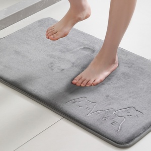 Dày Bộ Nhớ Miếng Bọt Biển Thảm Dập Nổi Bộ Nhớ Bọt Tắm <span class=keywords><strong>Mat</strong></span> Siêu Thấm Chống-Trượt <span class=keywords><strong>Mat</strong></span> Nhanh Chóng Khô Mềm <span class=keywords><strong>Mat</strong></span> Cho Vòi Hoa Sen - Product Image 1