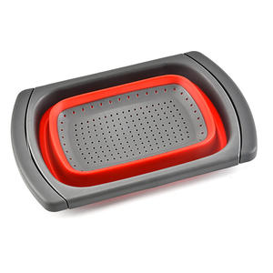 <span class=keywords><strong>Panier</strong></span> filtrant pliable de qualité alimentaire en plastique Cesto De Drenagem pour le lavage des légumes et des fruits, <span class=keywords><strong>panier</strong></span> de drainage, kits de cuisine - Product Image 5