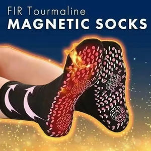 Chaussettes d'hiver auto-chauffantes pour soins de santé Femmes <span class=keywords><strong>Ski</strong></span> Sports Auto-chauffant Massage Homme Chaussettes courtes Thérapie magnétique Confortable Warm Sox - Product Image 2