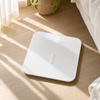 Balance connectée Bluetooth OEM en gros, rechargeable, 180 kg, avec moniteur de fréquence cardiaque et de masse musculaire via application