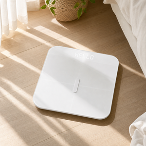 เครื่องชั่งน้ำหนักอัจฉริยะบลูทูธ OEM ขายส่ง รองรับน้ำหนักได้ถึง 180 กก. ชาร์จไฟได้ พร้อมฟังก์ชั่นวัดอัตราการเต้นของหัวใจและ<span class=keywords><strong>มวล</strong></span>กล้ามเนื้อ ควบคุมผ่านแอป - Product Image 6