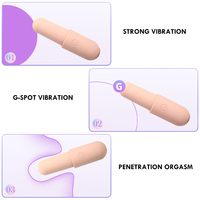 Mini vibromasseur en forme de rouge à lèvres à 10 fréquences, en silicone, étanche, stimulateur clitoridien, capsule de rouge à lèvres pour femme