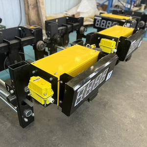 Nouveau palan électrique à câble de 10 tonnes, 12 m, à poutre simple, conception européenne, à faible hauteur de plafond, avec chariot de levage 4/1 - Product Image 4