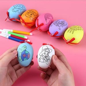 Dipingi il tuo uovo di pasqua giocattolo con pennello <span class=keywords><strong>uova</strong></span> da colorare Graffiti dipinti a mano per bambini per bambini - Product Image 3