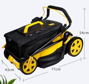Tondeuse à gazon électrique manuelle, petite tondeuse à gazon électrique, machine d'entretien des pelouses, tondeuse à gazon domestique pour l'aménagement paysager - Product Image 2