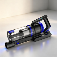 Aspirateur à main rechargeable, batterie 2500 mAh, aspirateur sans fil, autonomie longue durée, pour le nettoyage des tapis multi-surfaces à la maison