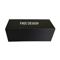 Scatola Magnetica Pieghevole Nera di Lusso Personalizzata, Confezione Regalo Rigida Pieghevole Premium con Logo, Direttamente dalla Fabbrica, Spugna Opaca Portatile