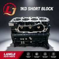 Bloc Moteur Court 1KD de Qualité Supérieure 1KD-FTV 3.0L Diesel pour Toyota Hilux Fortuner Prado Hiace LandCruiser
