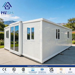 Casa Contenedor Prefabricada Expandible <span class=keywords><strong>de</strong></span> 20 Pies, Económica y <span class=keywords><strong>de</strong></span> Calidad, Resistente a Terremotos <span class=keywords><strong>de</strong></span> Grado 8, <span class=keywords><strong>4</strong></span> Dormitorios, Galvanizada - Product Image 1