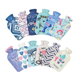 2l Fleece sicher lange Zeit Erwärmung vielfältige Gummi Heißwasser beutel Wärm flasche günstigen Preis Abdeckung - Product Image 1