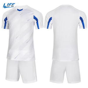 Kit classique finlandais à manches courtes, personnalisé, blanc, avec badge, numéro et nom personnalisés, design gratuit - Product Image 1