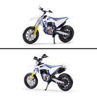 Modèle de moto Husqvarna FS 450 Supermoto en alliage, fini, avec fonction de contrôle de la force