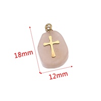 Collier à pendentif en pierre naturelle Collier à chaîne géométrique en os en acier inoxydable Cadeau de bijouterie pour femmes