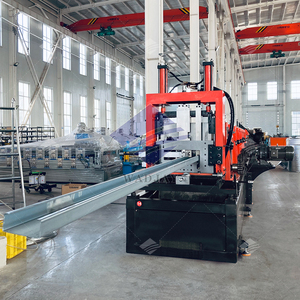 Máquina formadora de rollos C/Z Purlin de cambio rápido con componentes de núcleo de cojinete de motor PLC de engranaje - Product Image 2