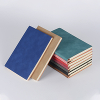 Carnet de Notes en Cuir Italien Importé Haut de Gamme pour Professionnels, avec Logo Argenté, Pages Intérieures Anti-Plis, Idéal Réunions et Planification de Projets