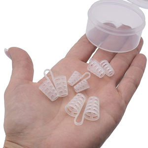 Pabrik murah nyaman medis lembut silikon Mini Anti mendengkur hidung ventilasi 4 ukuran yang berbeda kotak alat bantu dengkuran tidur - Product Image 1