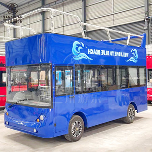 Satılık 18 koltuk elektrik pili kumandalı servis araba gezi otobüsü - Product Image 1