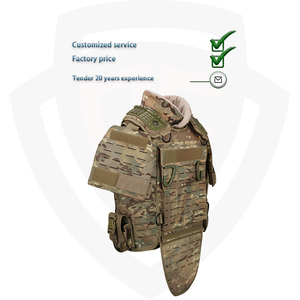 Doublesafe Molle <span class=keywords><strong>Full</strong></span> <span class=keywords><strong>Body</strong></span> <span class=keywords><strong>Vest</strong></span> Outdoor Ballistische Camouflageplaat Drager Tactisch <span class=keywords><strong>Vest</strong></span> Pantservest <span class=keywords><strong>Vest</strong></span> - Product Image 3