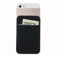 Porte-cartes horizontal en tissu extensible pour cartes de crédit