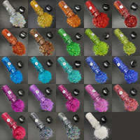 Ensemble de paillettes holographiques épaisses 24 couleurs pour l'artisanat, la résine, les gobelets, les ongles, le corps, les paillettes de Noël et les flocons – Expédition depuis les entrepôts américains