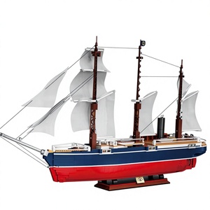 1687 pièces Blocs de construction Modèle de bateau à vapeur Endurance Jouet éducatif en ABS Cadeau Endurance 8+ - Product Image 3