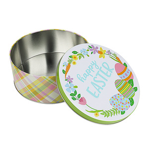 2025 6 inch đến 12 inch cấp thực phẩm kim loại bánh thiếc nắp nướng Snack sử dụng 7/ 8/9 /10/11 inch bánh/Kẹo/Cookie lon tinplate có thể - Product Image 2