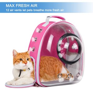 Bolsa de transporte de viaje <span class=keywords><strong>para</strong></span> mascotas colorida, <span class=keywords><strong>mochila</strong></span> de mano <span class=keywords><strong>para</strong></span> <span class=keywords><strong>perros</strong></span> a la moda, bolsa de gato resistente transpirable de gran capacidad - Product Image 3