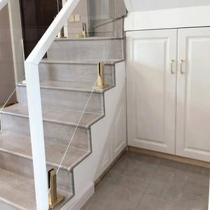 Rampes en <span class=keywords><strong>bois</strong></span> pour escaliers Intérieur Mains courantes autoportantes pour marches extérieures Main courante en métal Moule de garde-corps - Product Image 3