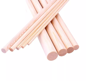 Tiges <span class=keywords><strong>de</strong></span> pin massif en <span class=keywords><strong>bois</strong></span> naturel tiges <span class=keywords><strong>de</strong></span> hêtre rond bâtons <span class=keywords><strong>de</strong></span> <span class=keywords><strong>bois</strong></span> dur non finis pour l'artisanat et le bricolage - Product Image 4