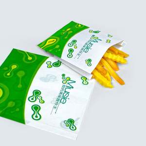 Sac à pâtisserie jetable résistant à la graisse, sacs cirés, poulet frit, biscuits, pop-corn, emballage alimentaire, sac en papier alimentaire - Product Image 4