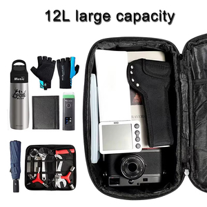 Sacoche de porte-bagages arrière pliable <span class=keywords><strong>et</strong></span> écologique, sac de rangement étanche de 12L/15L pour vélo de route <span class=keywords><strong>et</strong></span> VTT - Product Image 3