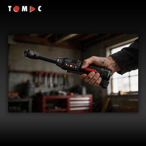 Chiave a Cricchetto Professionale TOMAC 12V Senza Spazzole <span class=keywords><strong>3</strong></span>/<span class=keywords><strong>8</strong></span>" con Manico Lungo, 85Nm 0-250rpm, Certificata CE - Per Settore Automobilistico e Industriale - Product Image 5