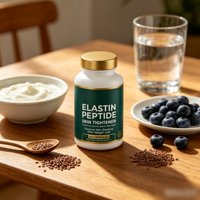 OEM 60 Capsules de peptides d'élastine marine, capsules pour le soutien de la peau, complément alimentaire sain, étiquette privée, complément alimentaire