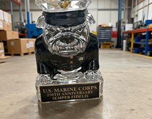 Decantador de <span class=keywords><strong>Vino</strong></span> de Vidrio de Borosilicato Alto con Diseño de Bulldog de Dibujos Animados, Gran Venta a Bajo <span class=keywords><strong>Precio</strong></span>, 250 Aniversario, 350 ml, Regalo Único para Fiestas - Product Image 3