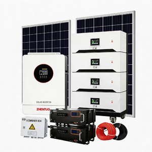 Nouvel ensemble complet de système solaire hors réseau 3 kW/5 kW/10 kW avec onduleur à onde sinusoïdale pure au lithium-ion et garantie de 10 ans pour usage domestique - Product Image 5