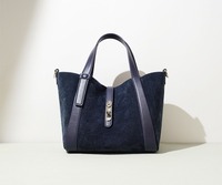 Tas Tote Kulit Asli Lumeaux untuk Wanita, Supplier OEM ODM, Tas Selempang Pegangan Atas Elegan, Logo Kustom, Grosir