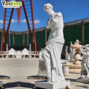 Statua di Afrodite in Marmo a Grandezza Naturale, Scultura del Giardino Greco - Product Image 4