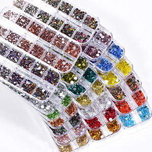 Bling 1440PCs Box Set Rhinestone no caliente en Bulk Setter Tool Nails Art Accesorio Rhinestones Crystal <span class=keywords><strong>AB</strong></span> para decoración de uñas - Product Image 2