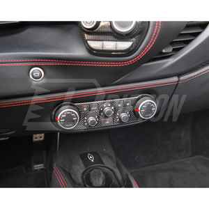 Kit de interiores de fibra de carbono embellecedor de panel de control de CA para Ferrari 488 GTB Spider 2015-2019 - Product Image 1