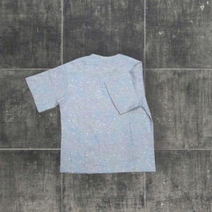 T-shirt Boxy Personnalisé de Haute Qualité Style Hip Hop Vintage Col Rond Logo Imprimé Strass pour Homme - Product Image 5