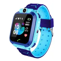 Amazon sıcak satış Q12 Smartwatch 2G çocuk anti-kayıp SOS çağrı GSM LBS konumu çocuklar akıllı saat Q12