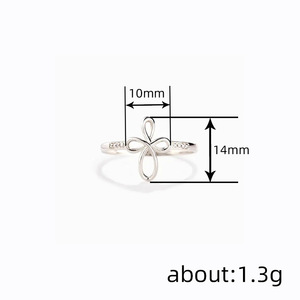 Anello Geometrico Minimalista Mobius per Donne, Gioiello da Dito Elegante e alla Moda - Product Image 3